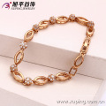 72869-Xuping joyería moda mujer chapado en oro pulsera con buena calidad